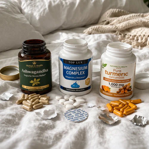 Combo Ashwagandha + Magnesio + Turmeric X160