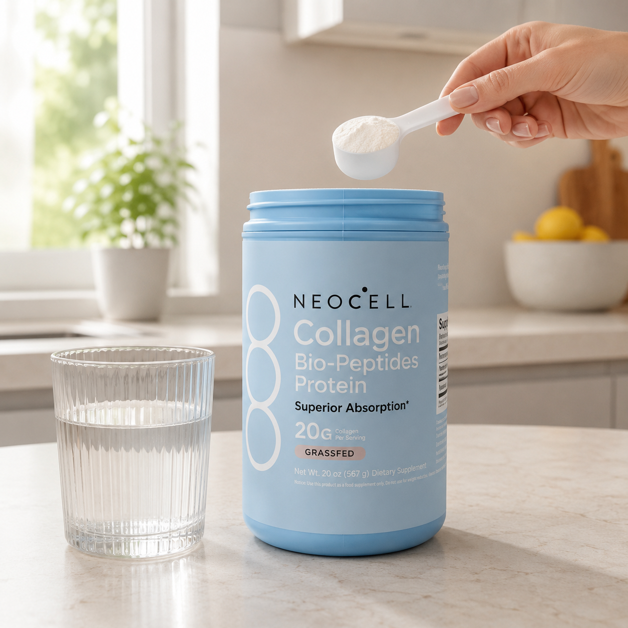 Colágeno Hidrolizado en Polvo NeoCell Super Collagen 567g - CON ENVÍO GRATIS