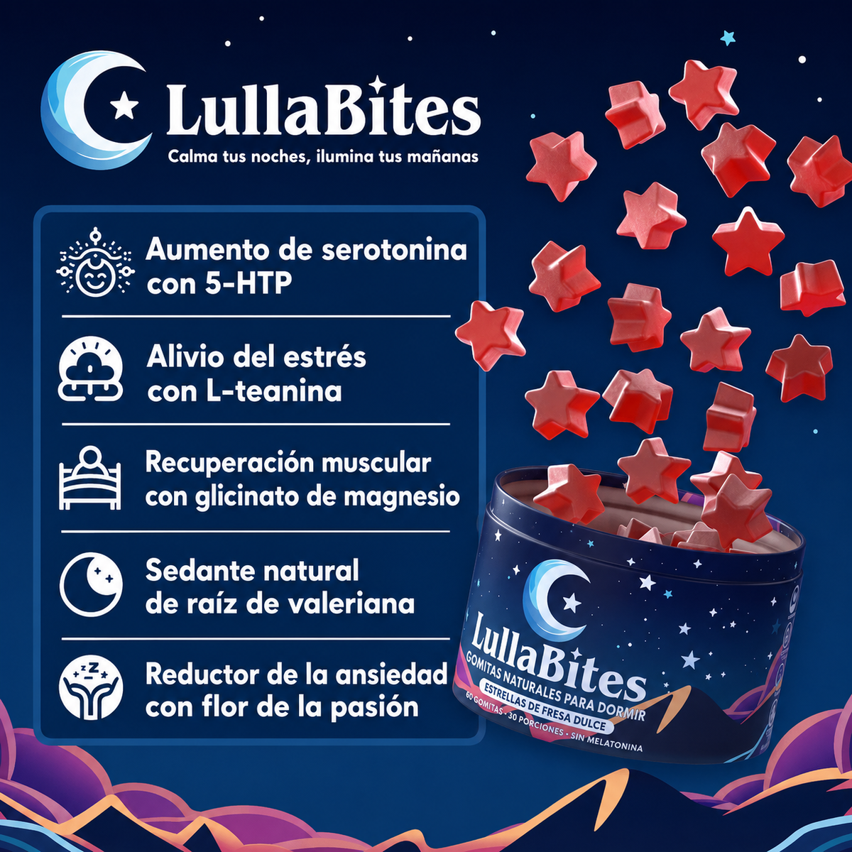 LULLA BITTES GOMITAS PARA EL SUEÑO