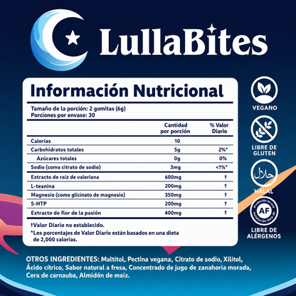 LULLA BITTES GOMITAS PARA EL SUEÑO