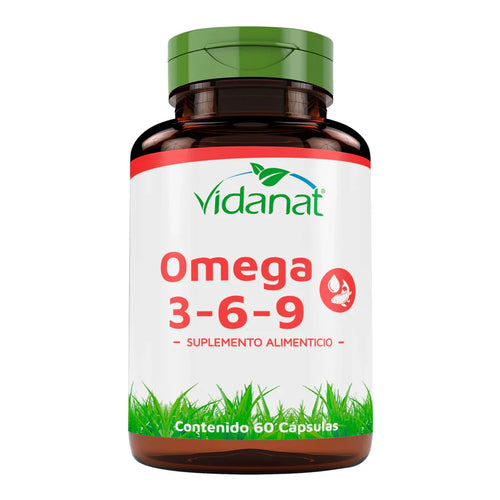 Omega 3-6-9 Vidanat — 60 Cápsulas