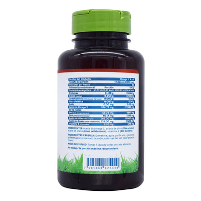 Omega 3-6-9 Vidanat — 60 Cápsulas