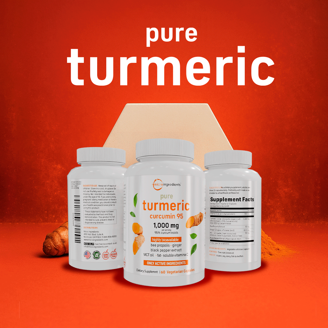 Cápsulas de Cúrcuma y Curcumina X60 | Suplemento Antioxidante (60 Cápsulas) - CON ENVÍO GRATIS