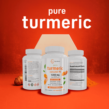 Cápsulas de Cúrcuma y Curcumina X60 | Suplemento Antioxidante (60 Cápsulas) - CON ENVÍO GRATIS