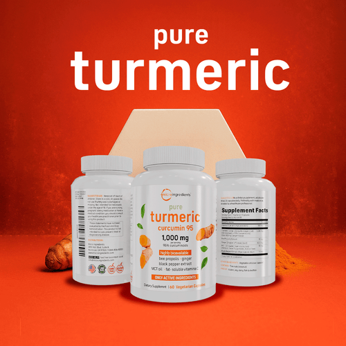 Cápsulas de Cúrcuma y Curcumina X60 | Suplemento Antioxidante (60 Cápsulas) - CON ENVÍO GRATIS