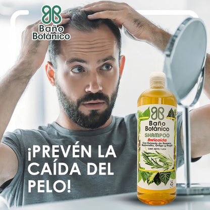Shampoo de Romero Anti-Caída